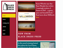 Tablet Screenshot of blackdresspress.com